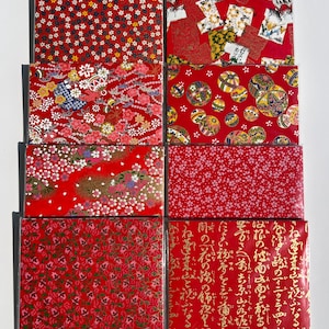 Papier origami Yuzen Chiyogami Washi : motifs assortis 6 x 6 po (40 feuilles) image 8