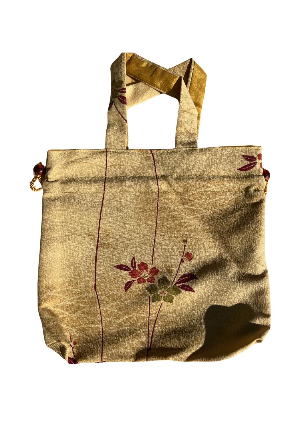 Kimono Kinchaku Bag: Japanese Drawstring Wristlet Pouch - Etsy