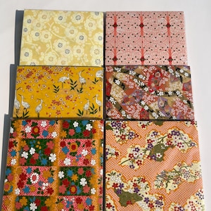 Papier origami Yuzen Chiyogami Washi : motifs assortis 6 x 6 po (40 feuilles) image 4