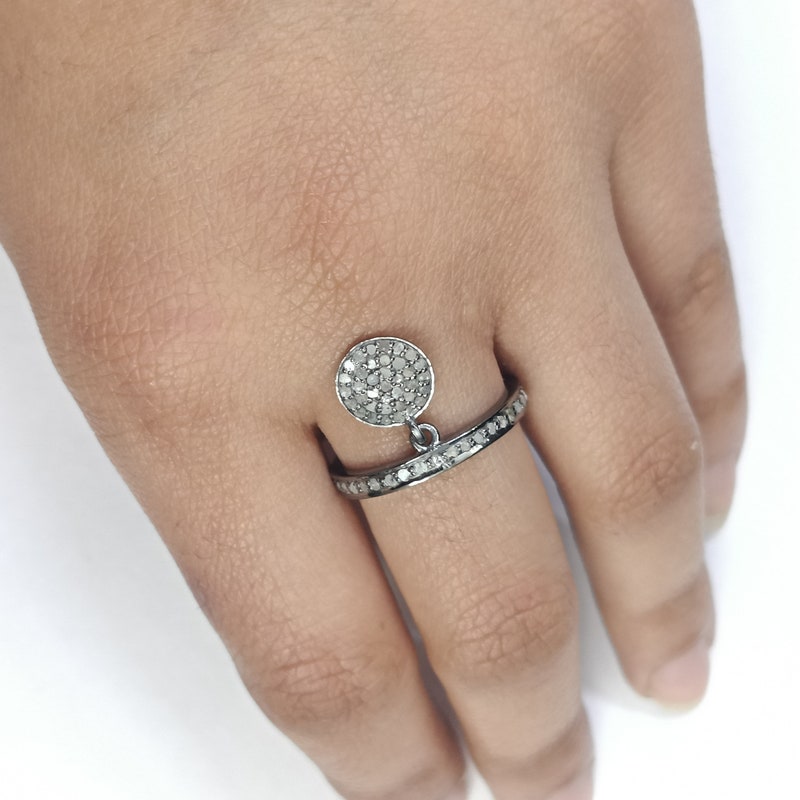 Dangle Charm Ring - Etsy