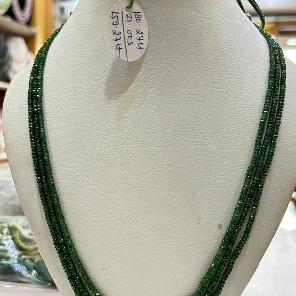 Tsavorite & Spinel Bolt Pendant Necklace main image 1
