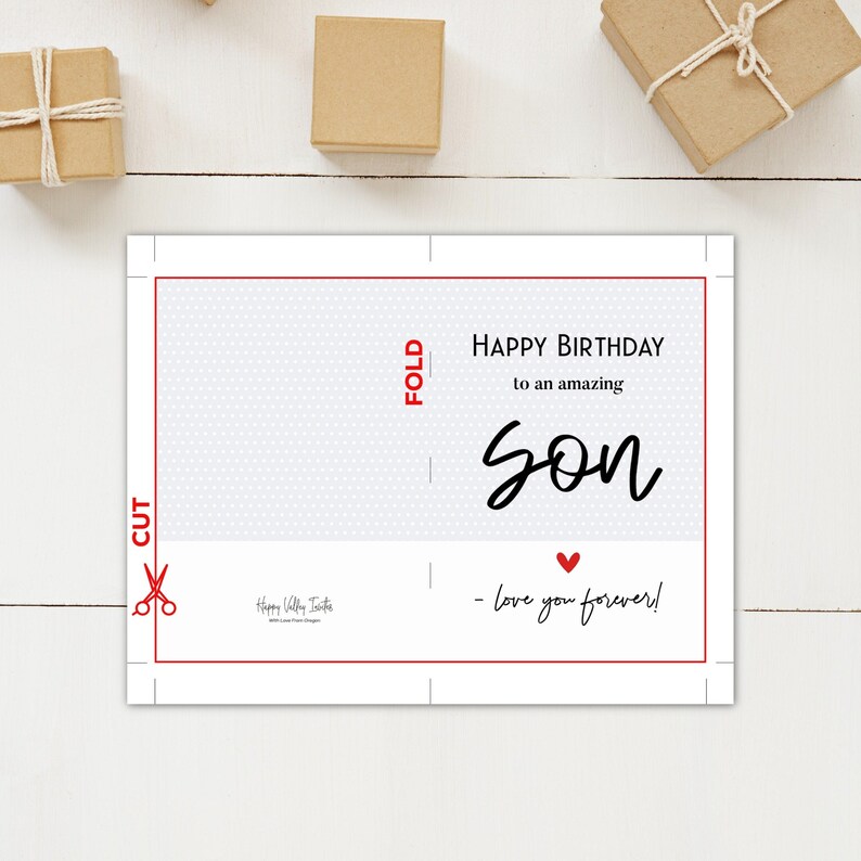 Birthday Card For Son Printable Son Birthday Card Instant Etsy Canada Birthday card for son printable son birthday card instant etsy canada