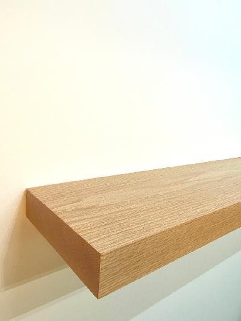 Oak Shelves Red Oak Floating Shelves Oak Floating Shelves Etsy