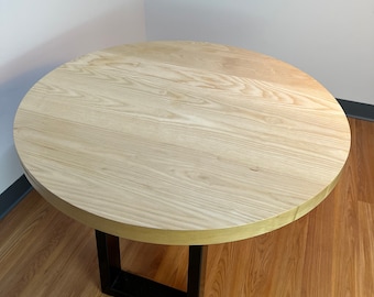 Round Coffee Table, Round Ash Table, Modern Round Coffee Table, Circle Coffee Table, Round Wooden Coffee Table, White Round Coffee Table