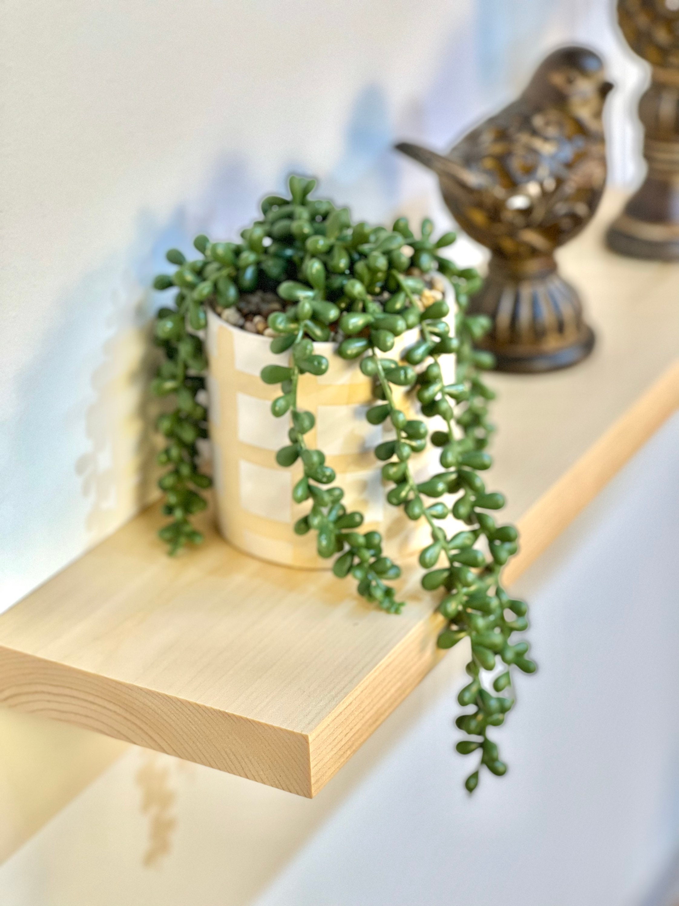 Custom Floating Shelves Thin Shelves Floating Shelves Pine Etsy