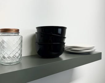 Custom Colored Floating Shelf, any length width, or color, Heavy duty, modern