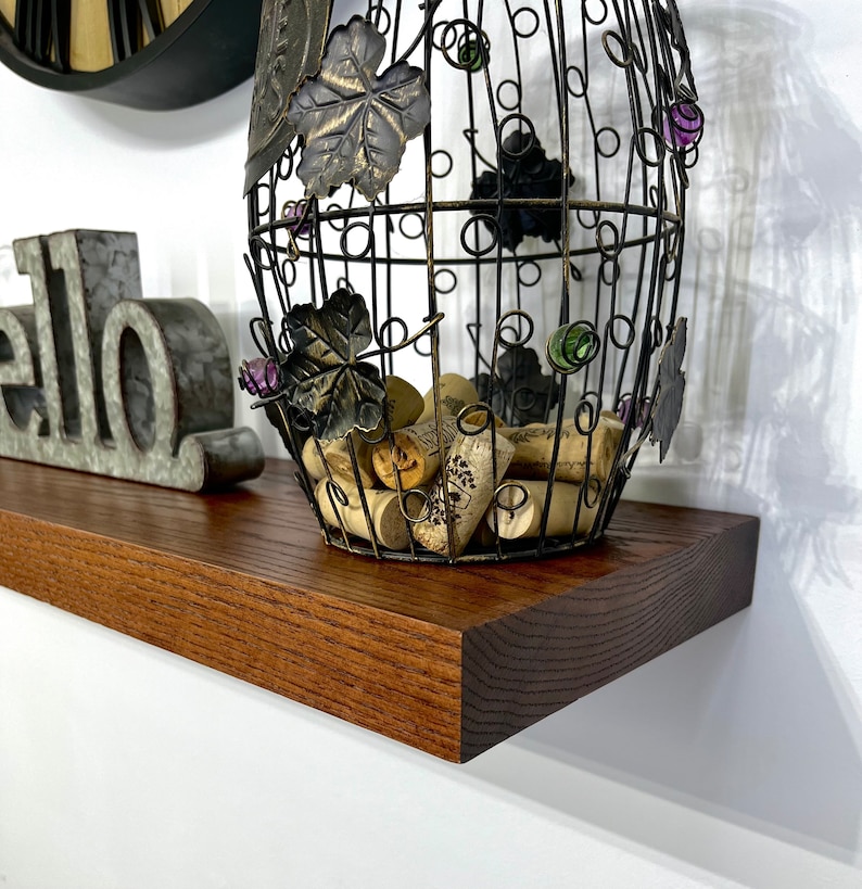 Solid Wood Shelves, Red Oak Floating Shelves, Oak Floating Shelves, Oak