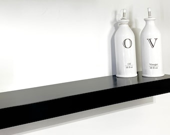 Black Floating Shelf, Black Shelves, Floating Shelves, Black Book Shelf, Black Wall Shelf, Wall Shelf