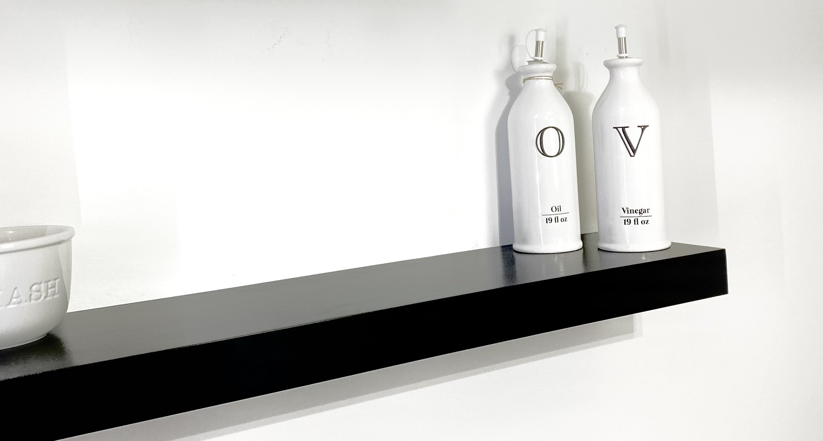 Black Floating Shelves Floating Shelf Black Modern Floating - Etsy