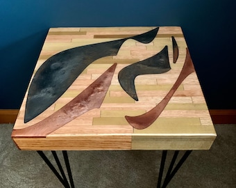 Epoxy Coffee Table, Unique Epoxy Table, Epoxy Art, Epoxy Table, End Table,  Epoxy Coffee Table, Epoxy End Table