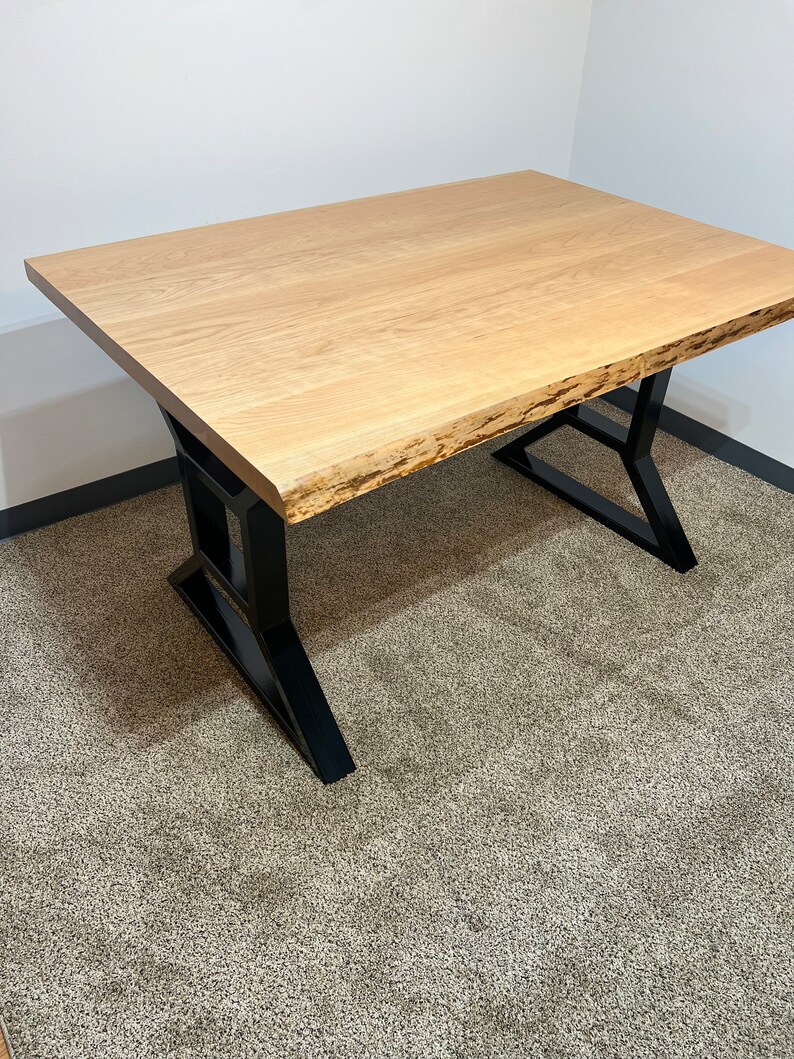 Dining Room Table Kitchen Table Live Edge Kitchen Table Etsy
