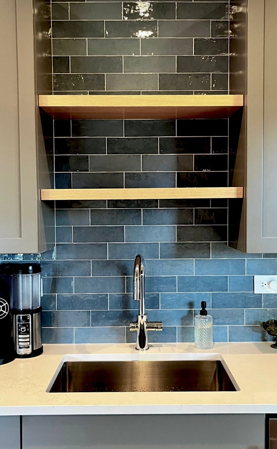 Kitchen Shelving, Red Oak Floating Shelves, Oak Floating Shelves, Oak