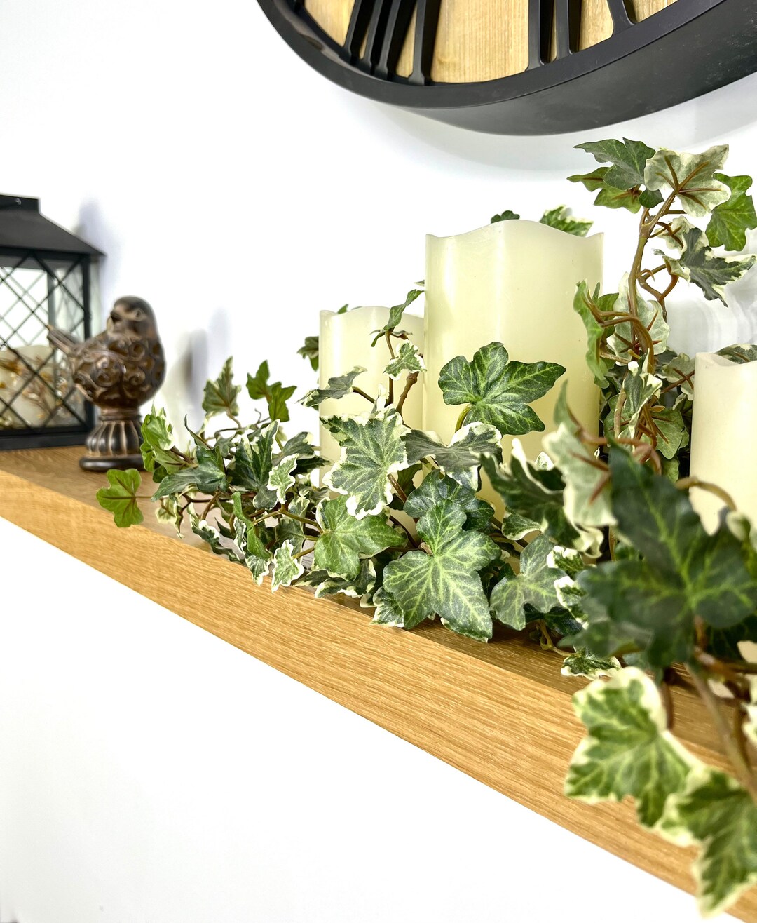 White Oak L Bracket Shelves, White Oak Shelves, White Oak Wall Shelves