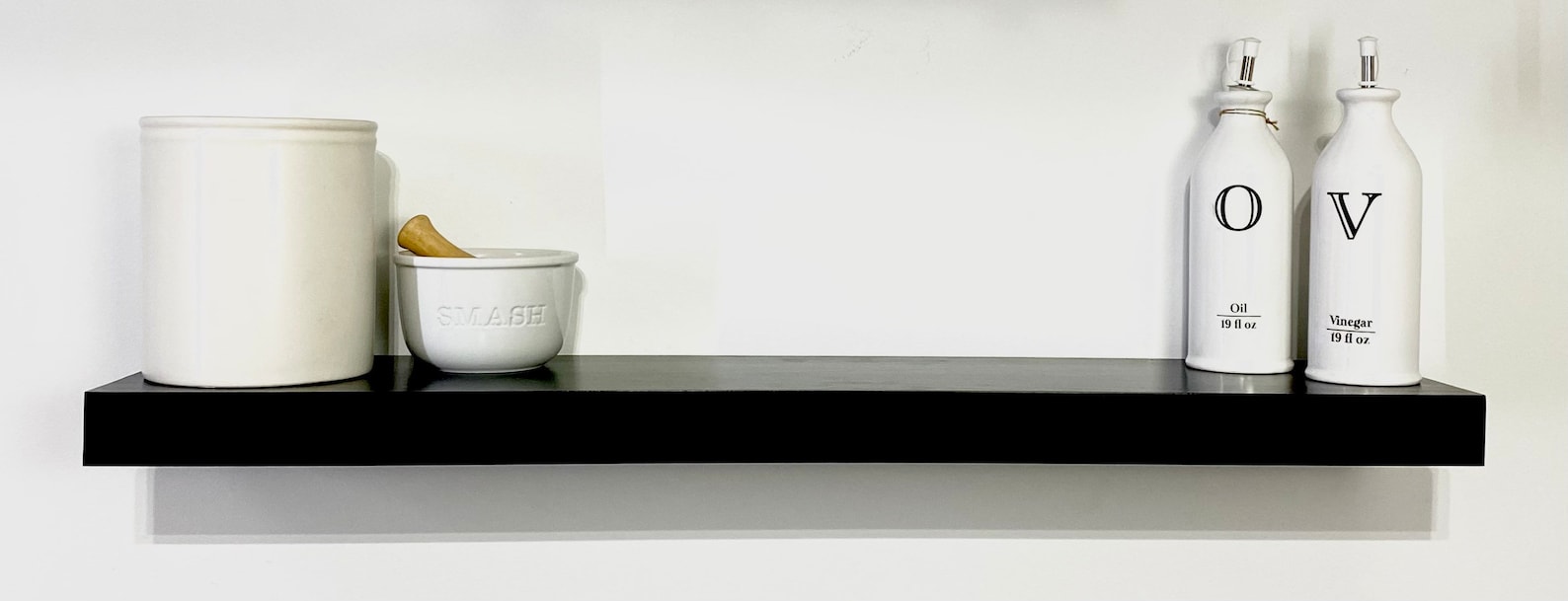 Black Floating Shelves Floating Shelf Black Modern Floating Etsy