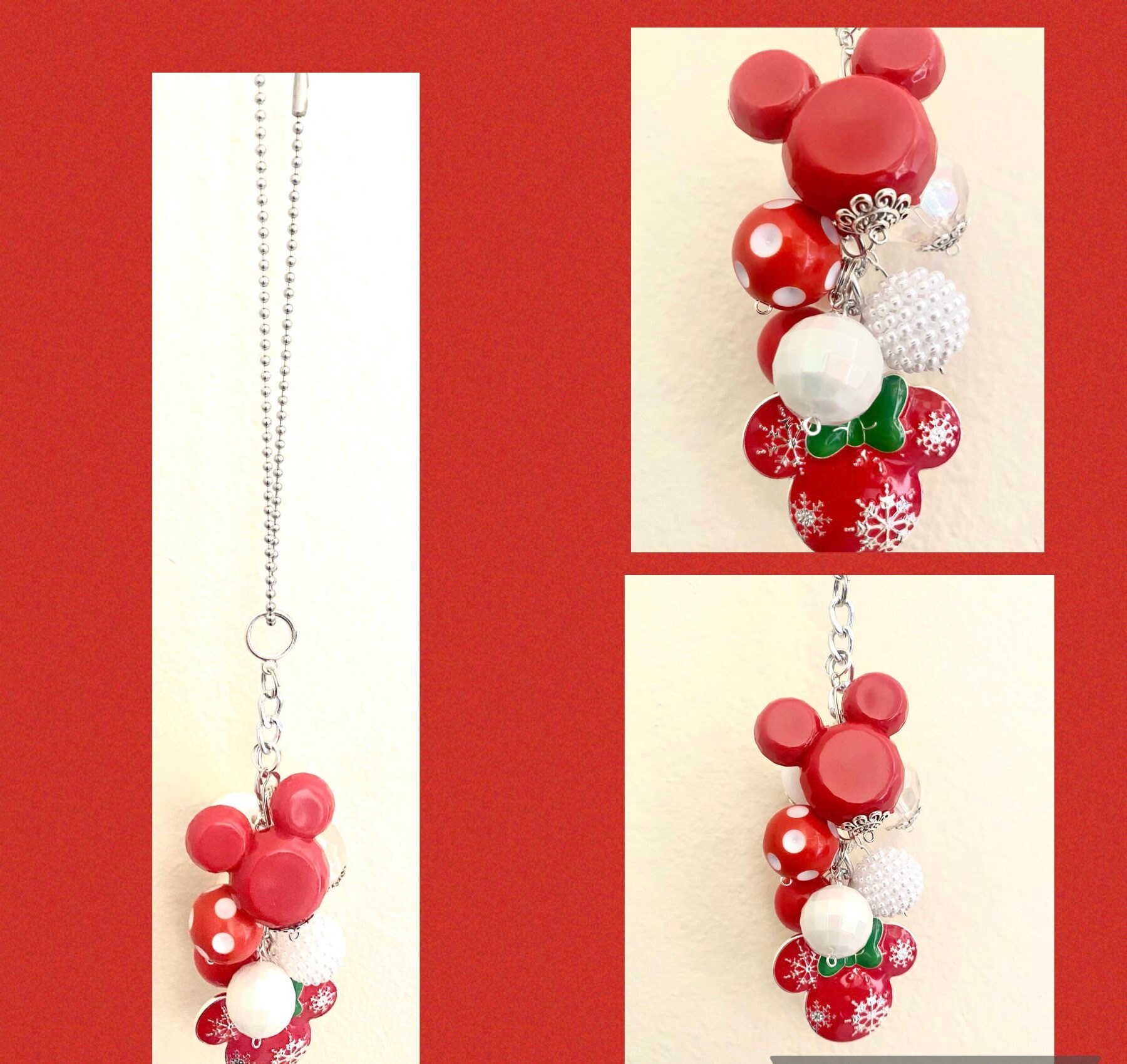 Car Mirror Charm Charm for Rear View Mirror Rhinestone Etsy