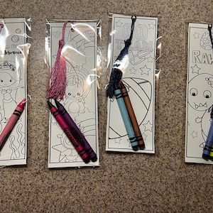 Color Me Bookmarks, Children’s Bookmarks,