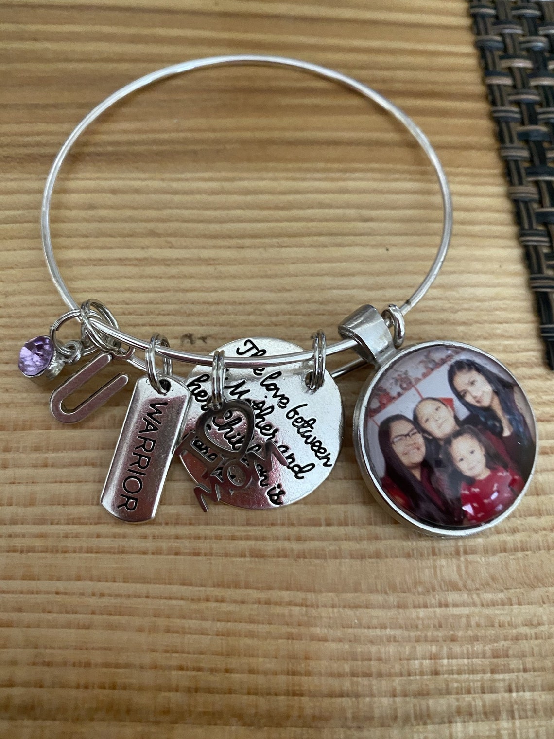 Bracelet photo promo personnalisé