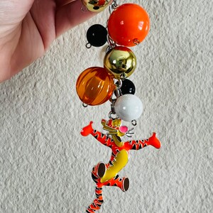 Car Mirror Charm- Charm for Rear View Mirror - Purse keychain charm, Keychain Charm - Beaded Car Mirror Charm, Character Keychain