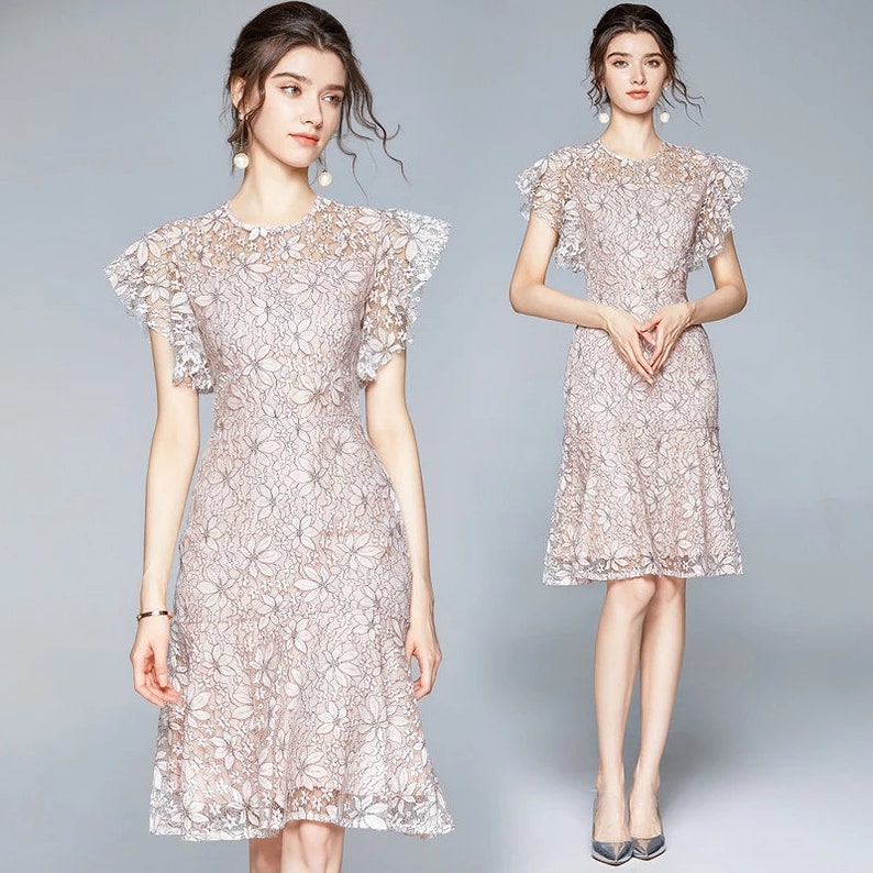 mermaid style casual dress