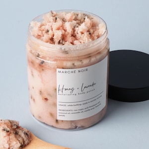Honey Lavender Sugar Scrub: Natural Exfoliating Body Polish
