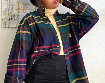 green yellow blue red tommy hilfiger shirt