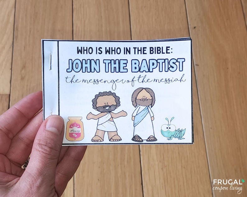 John the Baptist Craft, Who's Who Life of John the Baptist Bible ...