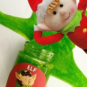 Elf Snot Label Printables Funny Elf Christmas Activity for Kids White ...
