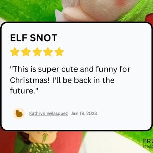 Elf Snot Label Printables Funny Elf Christmas Activity for Kids White ...