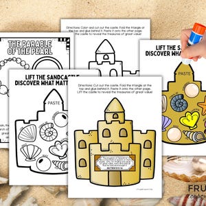 The Parable Of The Pearl Of Great Value Craft VBS Summer Sandcastle the-parable-of-the-pearl-of-great-value-craft-vbs-summer-sandcastle