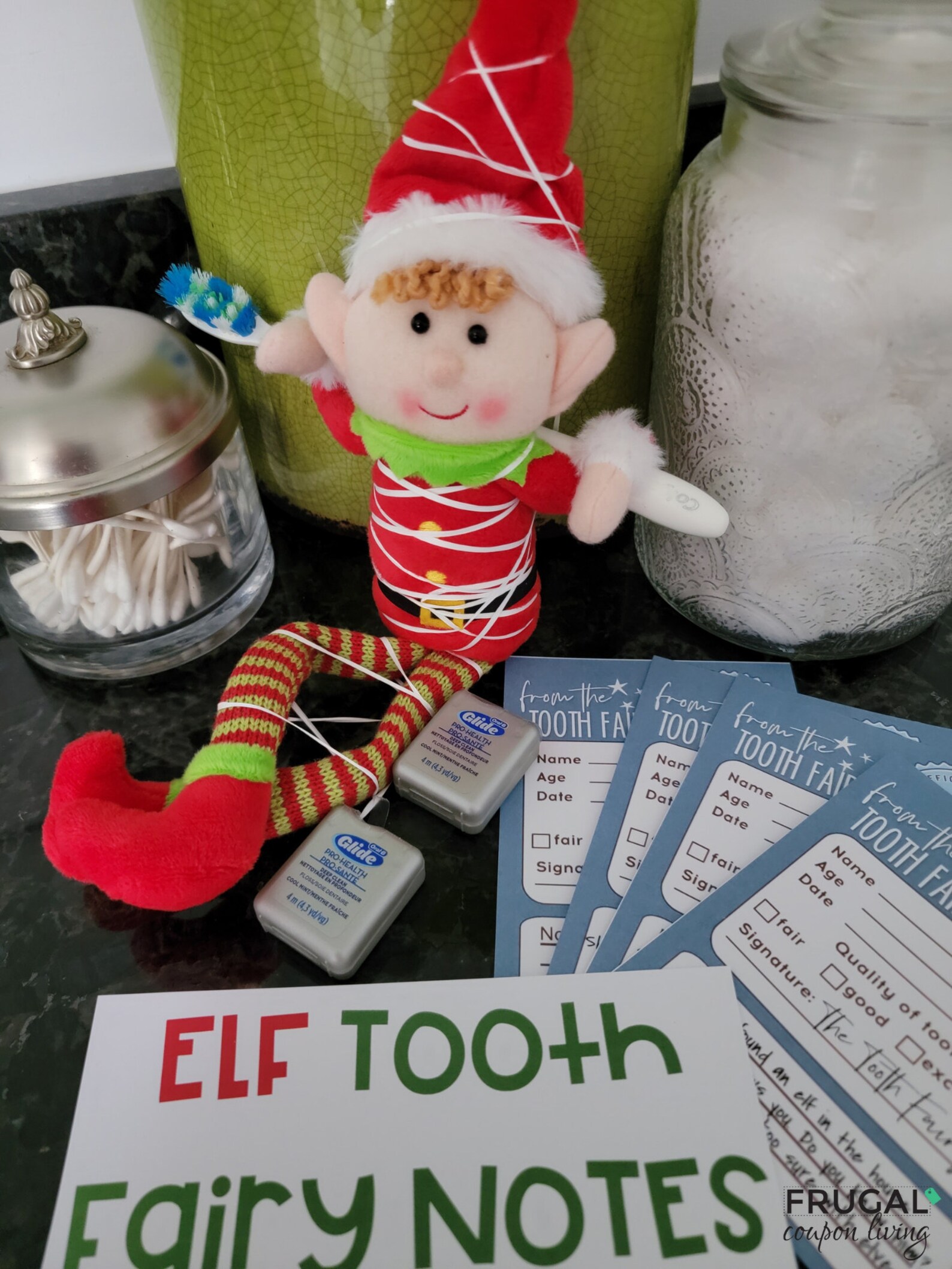 Christmas Tooth Fairy Letter Elf Props Christmas Elf Tooth | Etsy