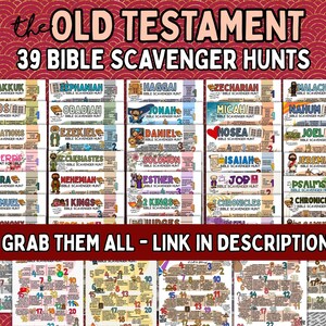 Leviticus Bible Scavenger Hunt, Old Testament Bible Trivia Printable, Book of Leviticus Bible Study, The Tabernacle Bible Trivia Questions image 5