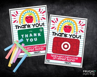 Printable Teacher Appreciation Gift Card Holder, Teacher Thank You Card Printable Teacher Appreciation, Rainbow Teacher Appreciation Week