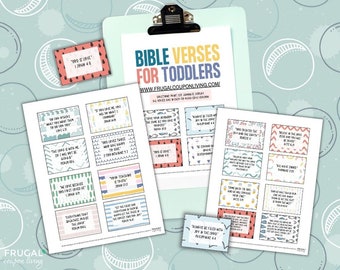 Cartões de Versículos Bíblicos para Memorização para Crianças | 20 Melhores Versículos Bíblicos para Crianças | Conjunto de Cartões com Escrituras Fáceis de Ler em PDF para Download