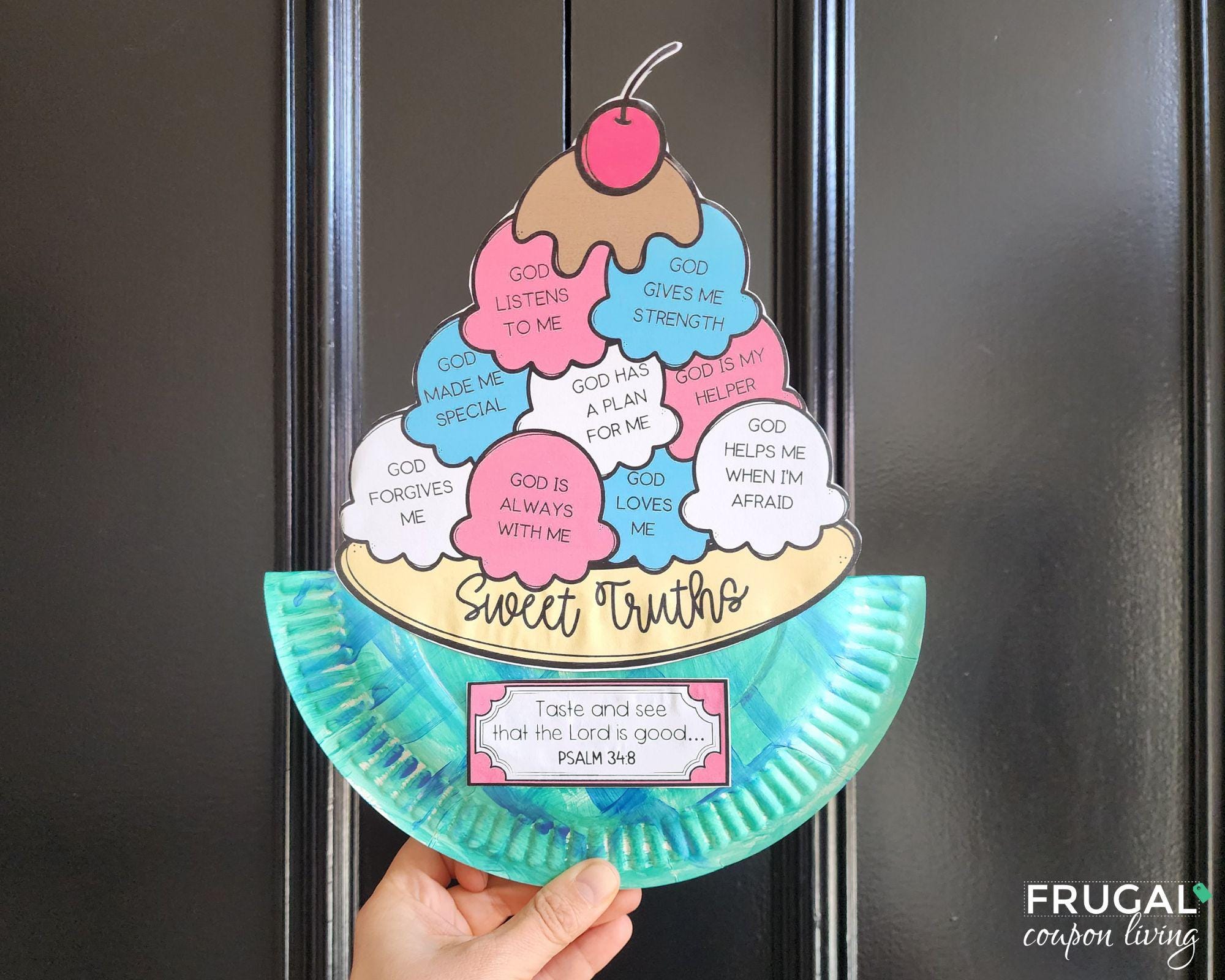 Ice Cream Craft for Kids, Taste & See That the Lord is Good Psalm 34:8 ...