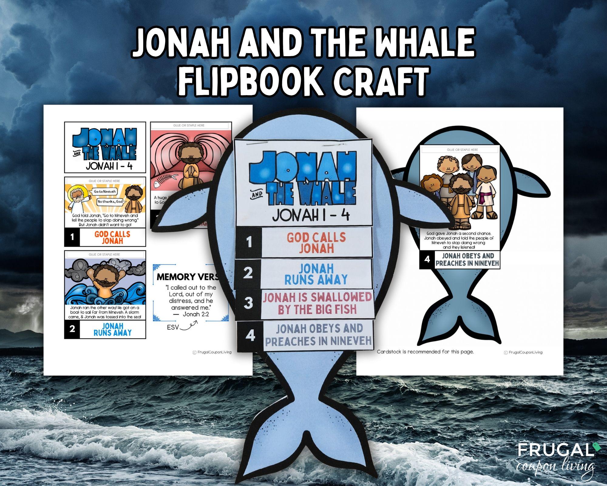 Jonah and the Whale Craft for Kids, Jonah and the Big Fish Bible…