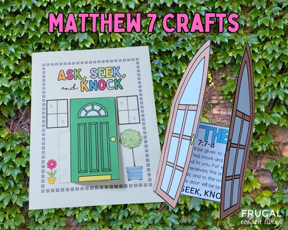 Ask Seek Knock Matthew 7:7-11 {Small Wall Tapestry} Ask Seek Knock Matthew 7:7-11 {Small Wall Tapestry}