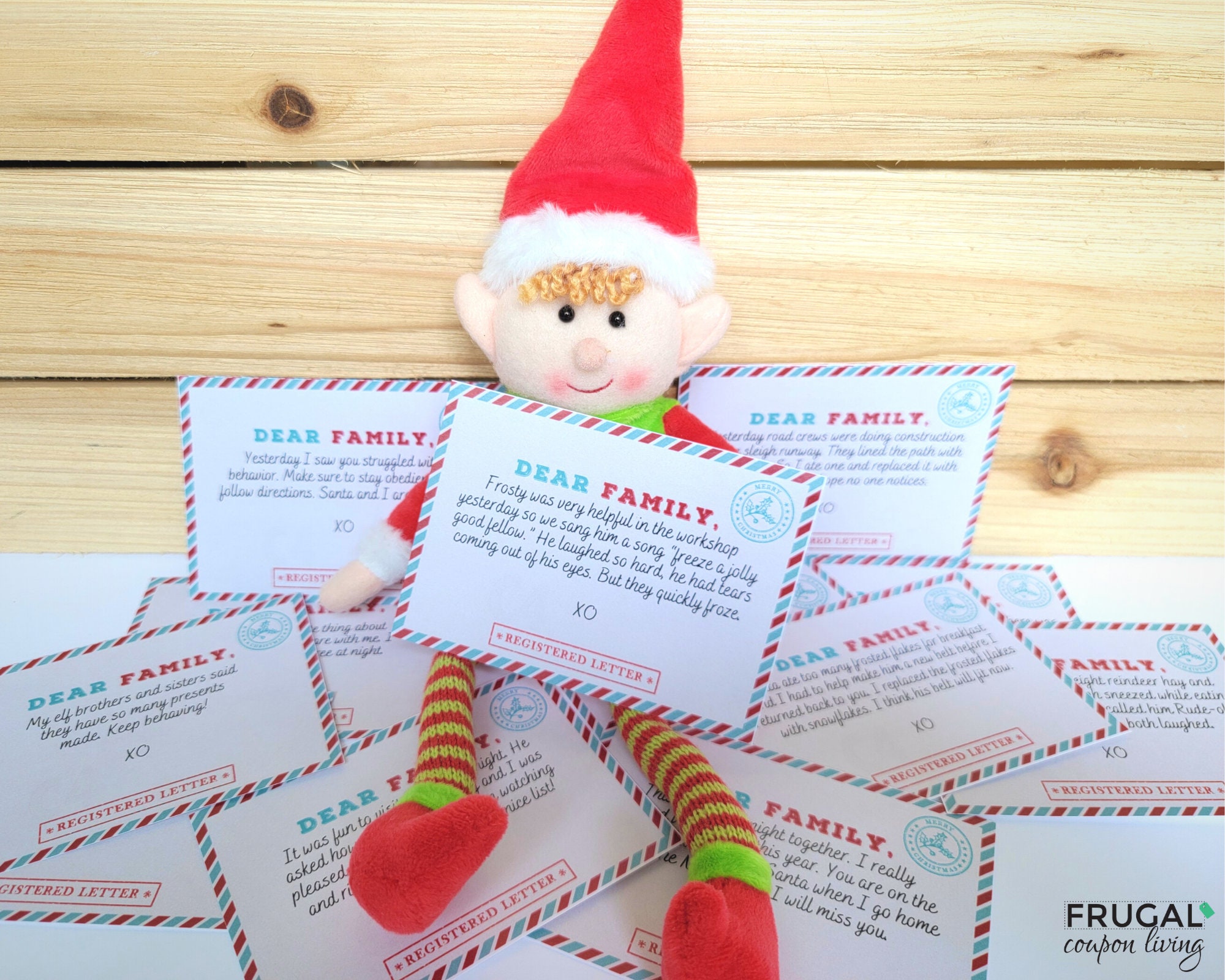 12 Miniature Elf Letters, Fun Elf Notes to Your Child, Easy Christmas ...