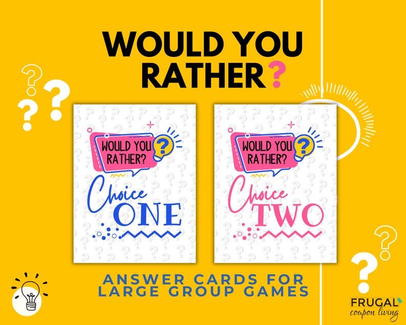 Bible Would You Rather Game Cards | Ice Breaker Christian Game for ...