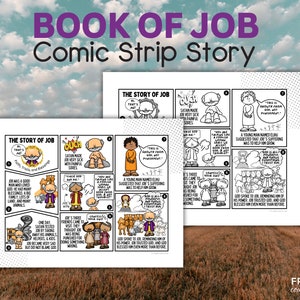 The Book of Job Craft Set Printable, Cute Bible Activities for Kids ...