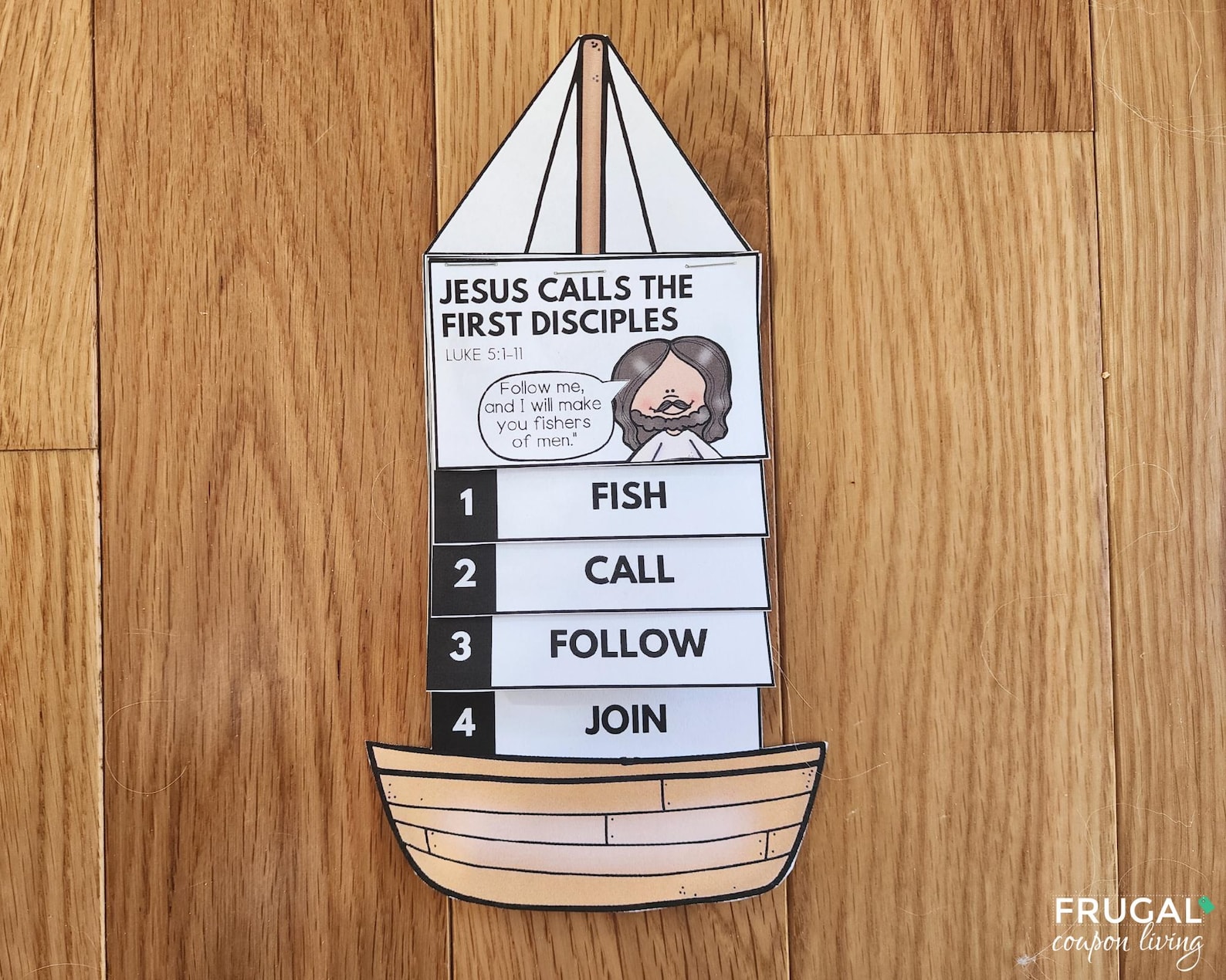Fisher of Men Craft, Come Follow Me Disciple of Jesus, Luke 5:1-11 ...