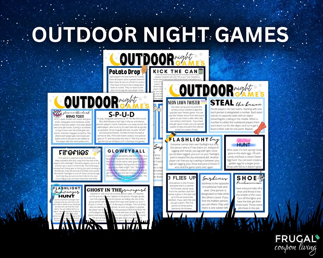 Outdoor Night Games 17 Fun Outdoor Games to Play at Night Outdoor Party Game Ideas Backyard