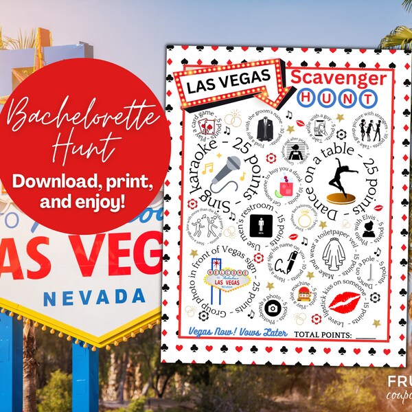 Bachelorette Scavenger Hunt - Etsy
