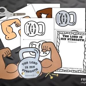 The Joy of the Lord in My Strength Craft for Kids, Strength Bible Verse ...