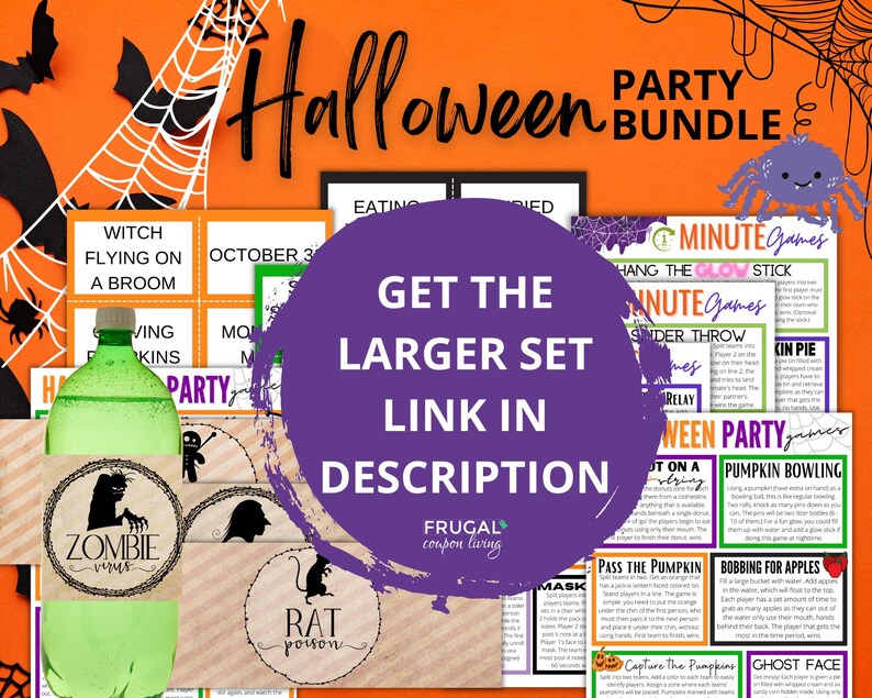 ハロウィンパーティー用ドリンクラベル（デジタルダウンロード）、不気味な2リットルソーダボトル用ハロウィン飲料ラベル印刷可能、Shocktails ハロウィンDIY 画像 6