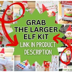 12 Miniature Elf Letters, Fun Elf Notes to Your Child, Easy Christmas ...