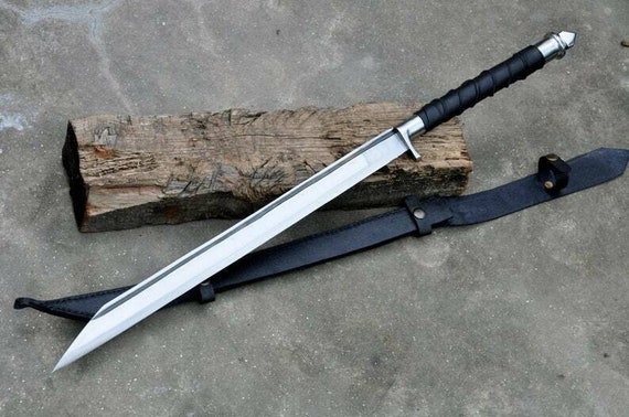 Spada Miniatura Artur 17 Cm In Metallo - Tagliacarte Elegante Con Supporto Espositivo, Idea Regalo Per Collezionisti - Foto 3