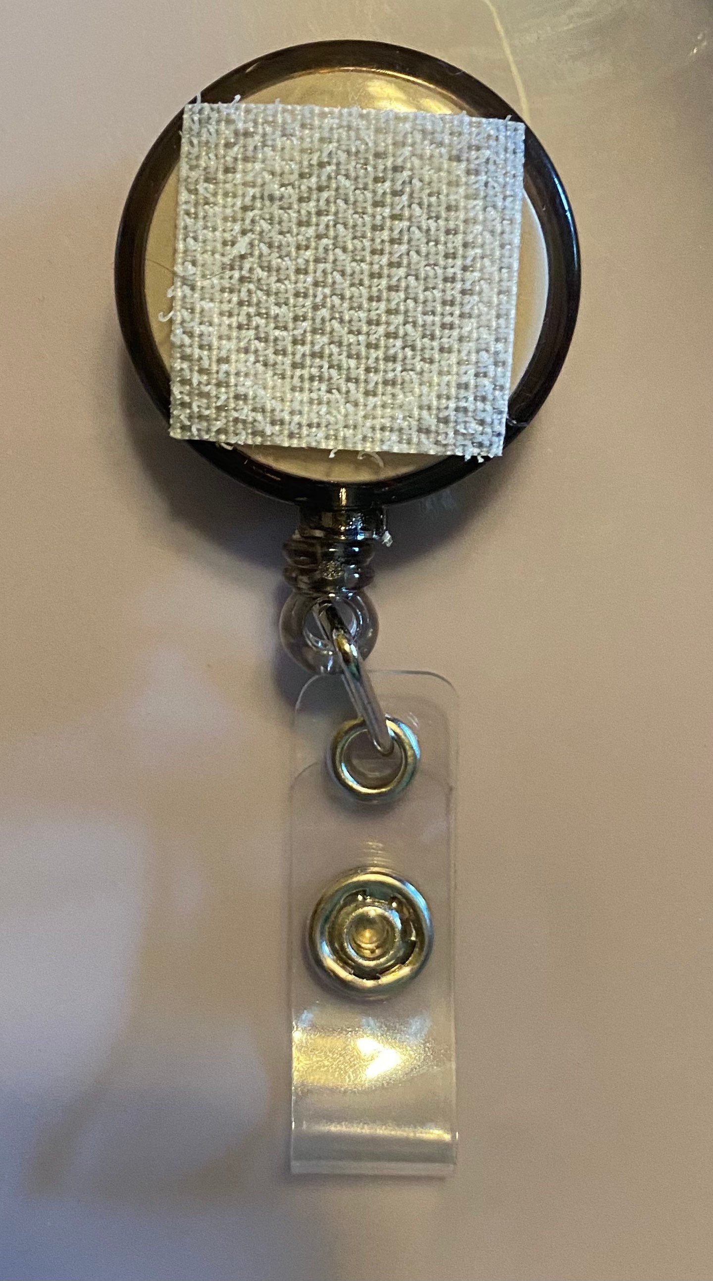 Interchangeable Badge reel w/ velcro Etsy