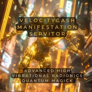 Velocity Cash Servitor | Miljonärsrikedom och ekonomiskt överflöd | Advanced Radionics Quantum Cash Manifestation