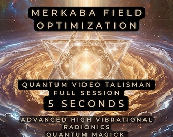 Merkaba Optimization Radionics Quantum Video Talisman | Activation du véhicule léger en 5 secondes