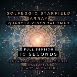 Solfeggio Frequencies Quantum Radionics Talisman Video: Aura Cleansing, Energy Field Reset